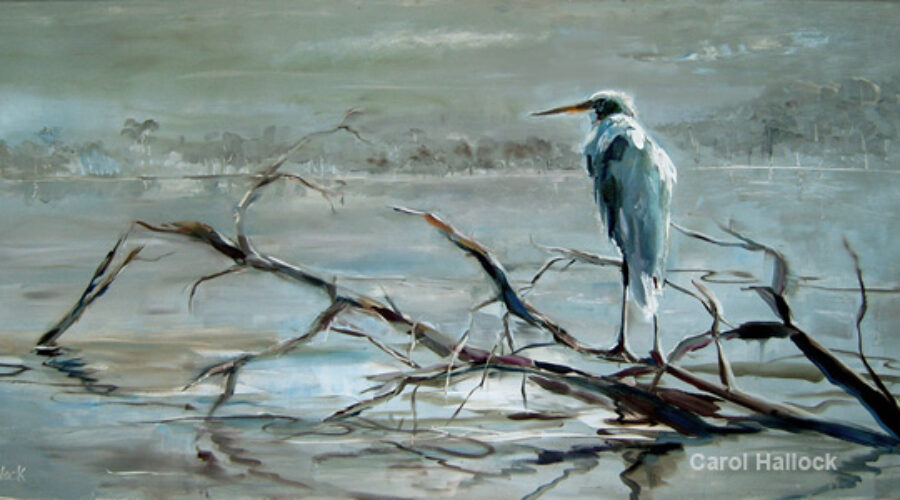 Geraldine on Break – Carol Hallock, artist
