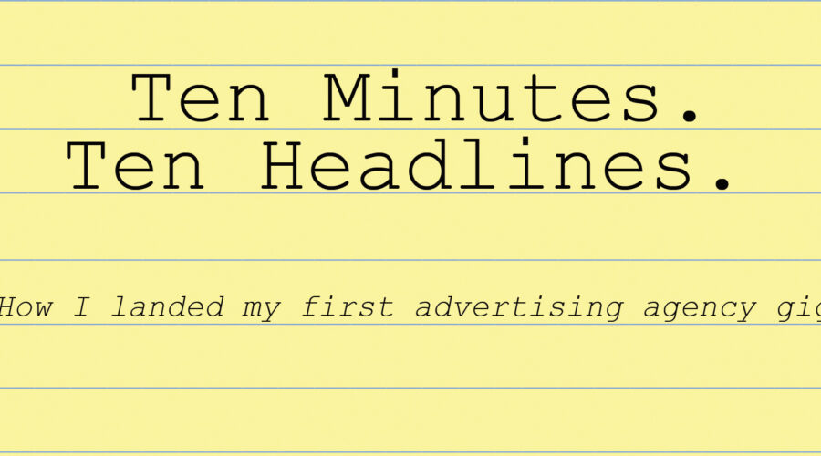 The Ten Headlines in Ten Minutes Challenge