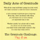 An attitude of gratitude