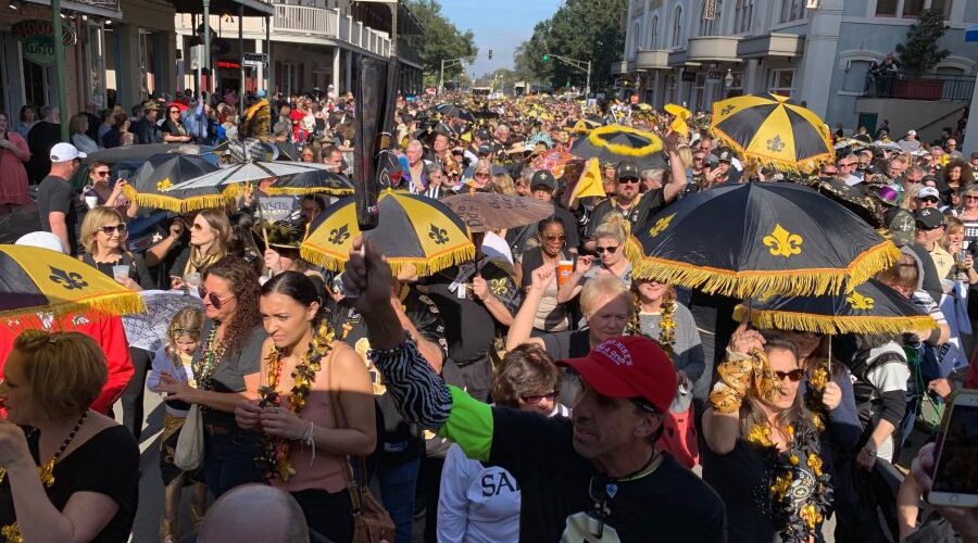 The Blackout & Gold Second Line – Feb. 3, 2019